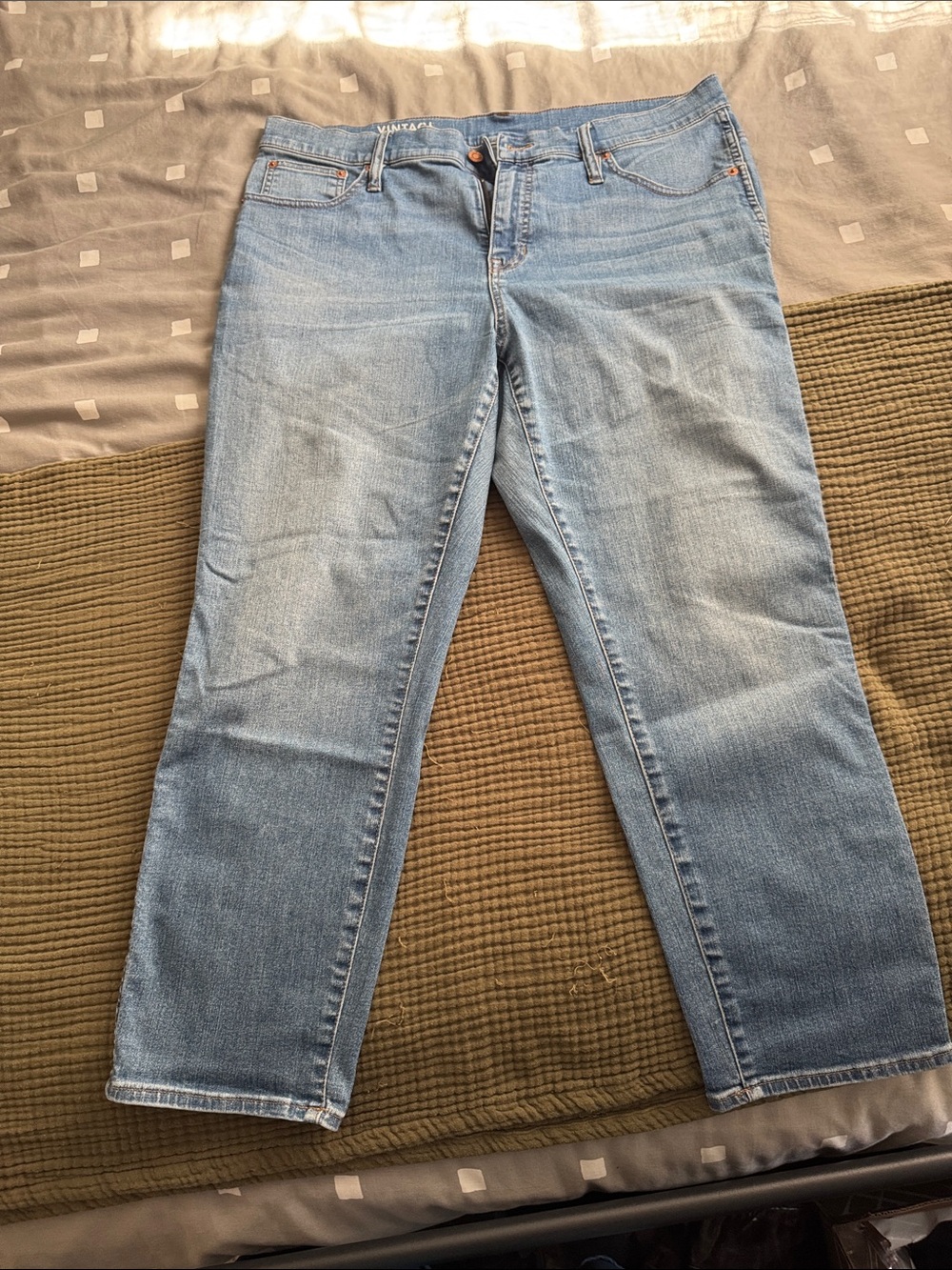 J. Crew Light Blue Straight-Leg Women's Jeans